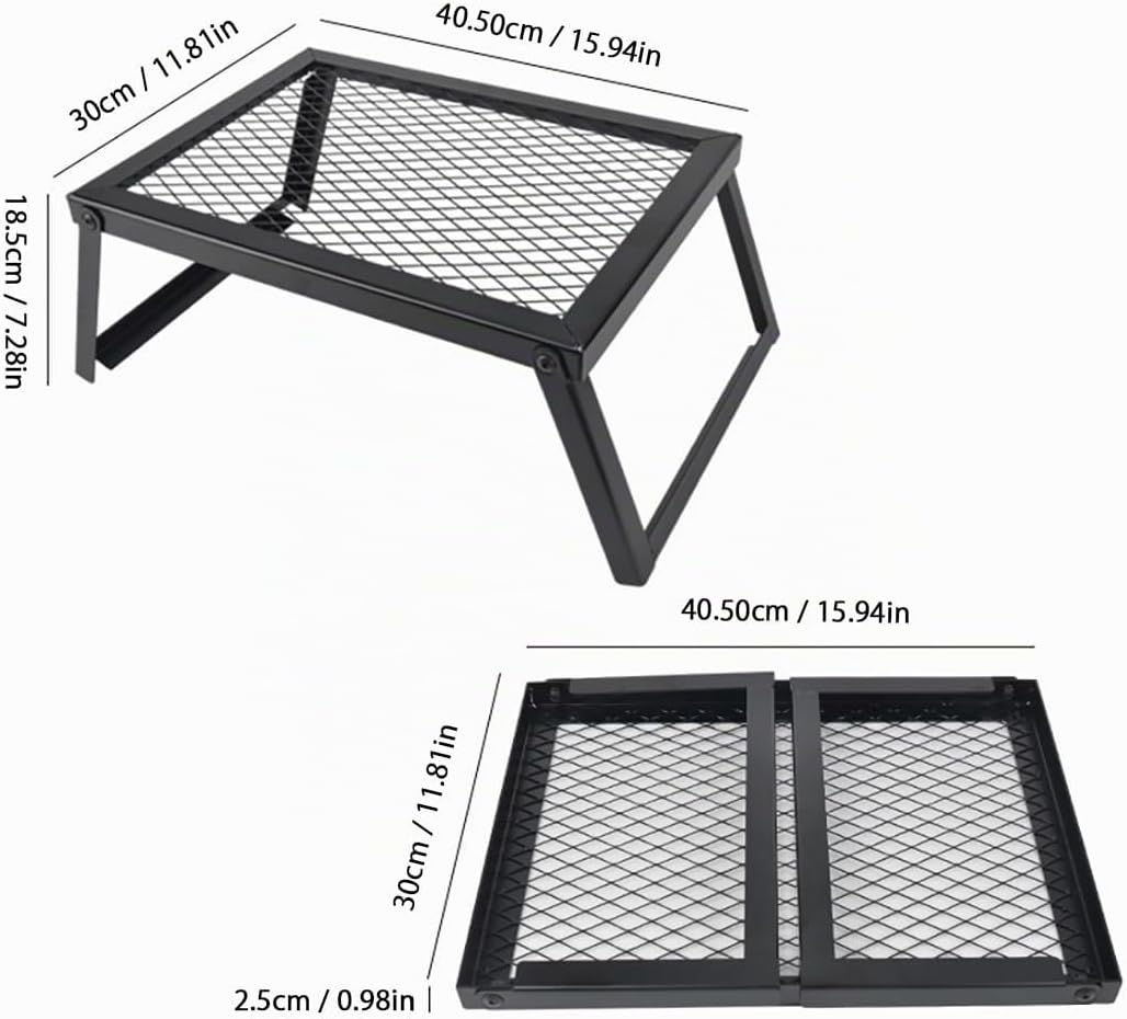 Klappbare Grilltische - Campingtische Mit Netzplatten, Tragbare Picknicktische, Metalltische, Grillt