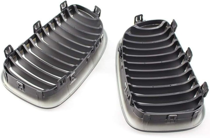 Kühlergrill für E81, E82, E87, E88, LCI 2008-2011, Schwarz, matt, 2 Stück