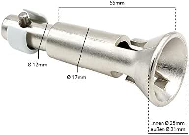 Kupplungstrichter | für 12mm Verbindungszapfen | auf Wunsch inkl. Kurbelstange aus Alu | Verbindungs