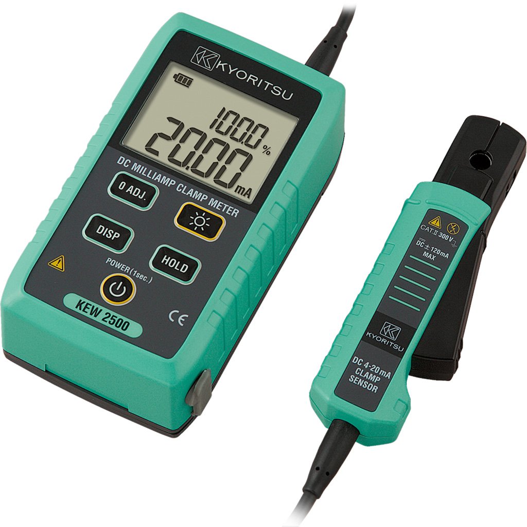 Kyoritsu KEW 2500 Digitale Amperemesszange für DC-Strömungsmessung, grau