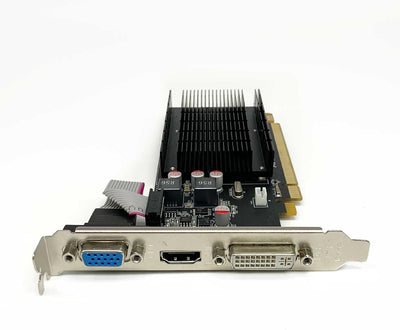 SAPLOS Radeon HD 5450 Grafikkarte, 2GB DDR3 64-bit, Low Profile, DVI-I HDMI VGA, PCI Express x16, Di