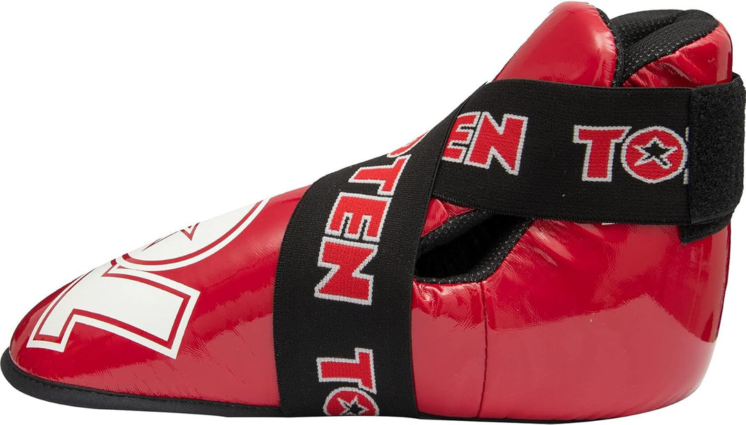 TOP TEN Fussschutz „Superlight“ für den Wettkampf Rot L, Rot L