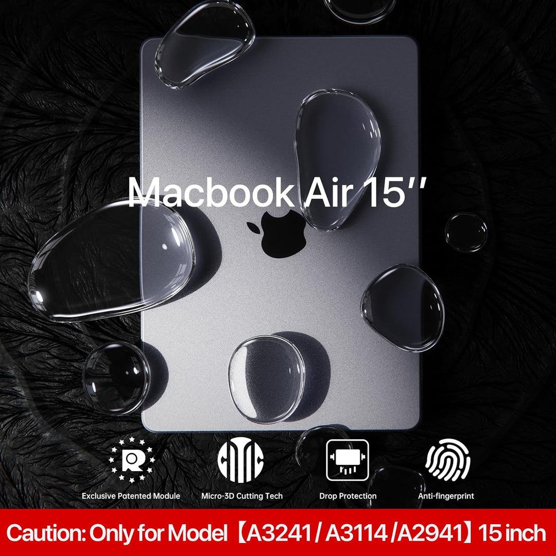 Soonjet für MacBook Air 15 Zoll Hülle M2 2023 Neu A2941 [Genau Wie Original-MacBook] [Nr.1 Ultradünn