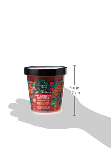 Organic Shop Body Desserts Deep Cleansing Body Scrub Strawberry Jam 450ml Cocos,Erdbeere 450 ml (1er