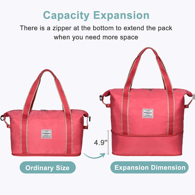 DMluna wasserdichter Reise-Seesack - Tragetasche, Sporttasche, Schultertasche - Wochenendtasche für