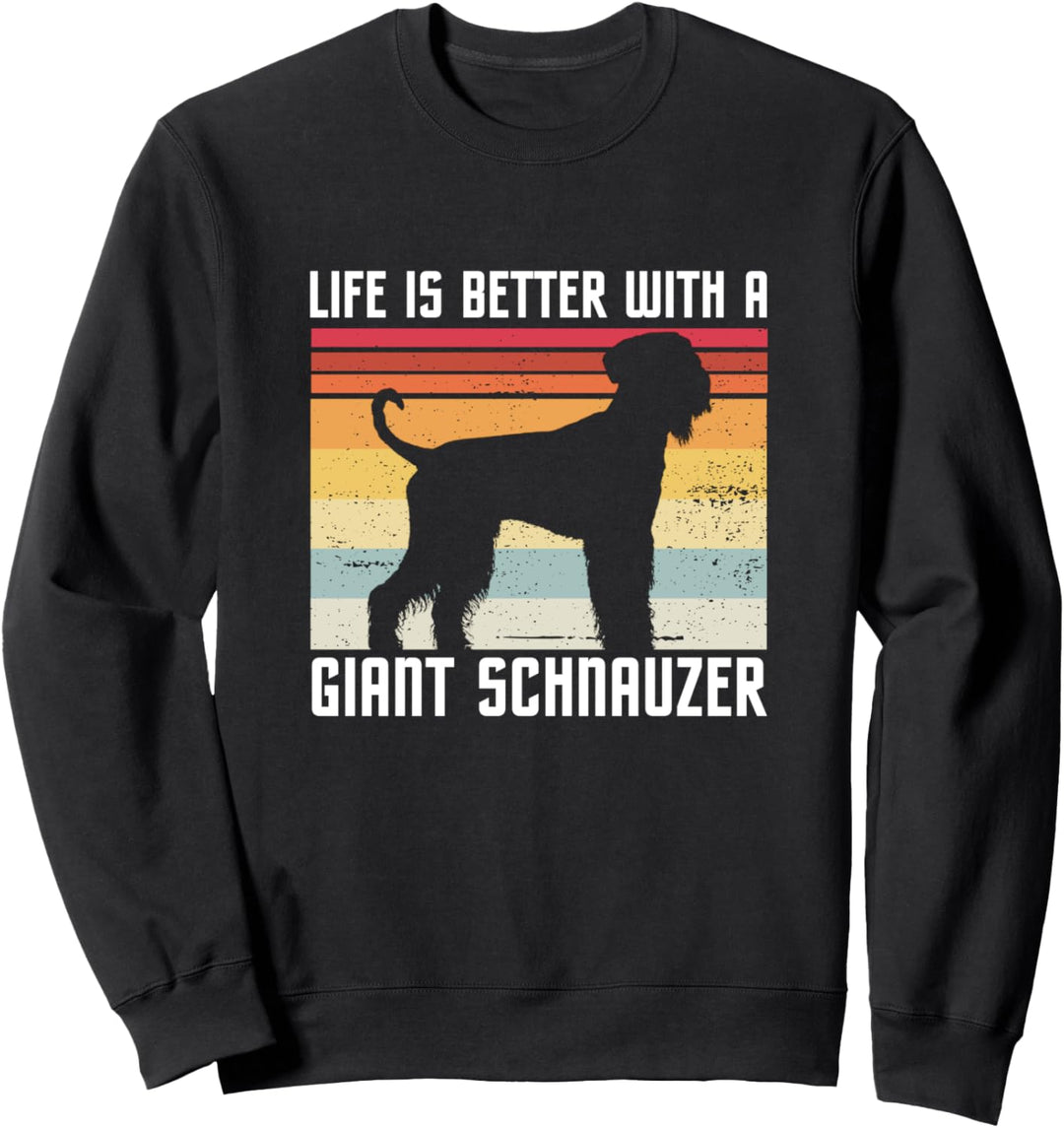 Giant Schnauzer Riesenschnauzer Hunde Hundebesitzer Geschenk Sweatshirt