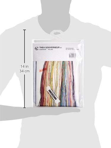 Thea Gouverneur 3023A Kreuzstich-Set, Mehrfarbig, 24x39cm 24x39cm Mehrfarbig, 24x39cm Mehrfarbig