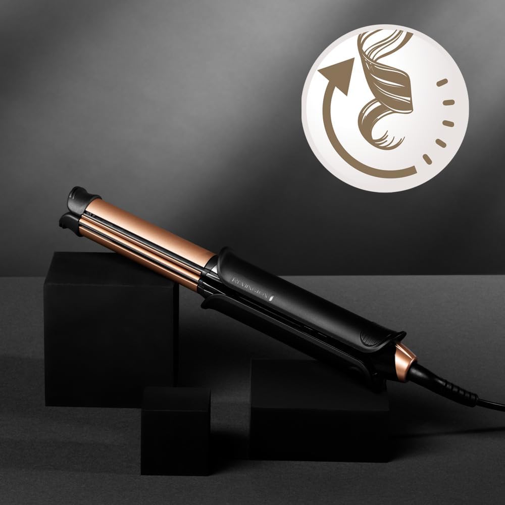 Remington ONE Glätteisen & Lockenstab [2in1 Multistyler] Glätt-/ Lockenmodus mit zuschaltbarer behei