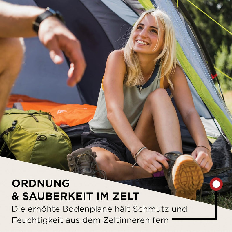 Coleman Darwin Zelt, für 2-4 Personen, Igluzelt für Camping Festivals oder Trekking, Leichtes und Ko