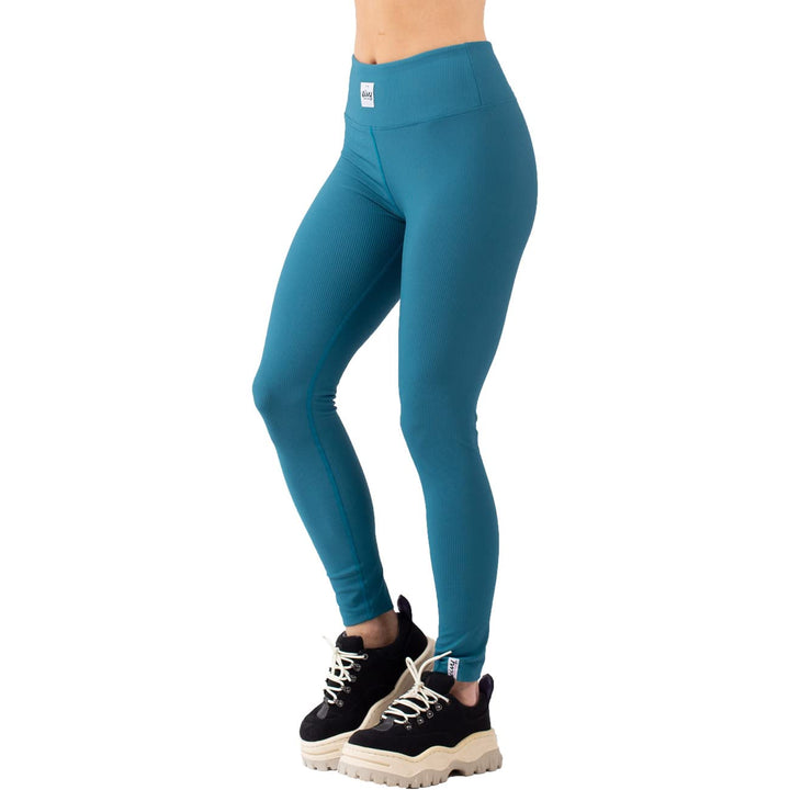 Eivy Damen Leggings Icecold Rib Tights XS Deep Sea, XS Deep Sea