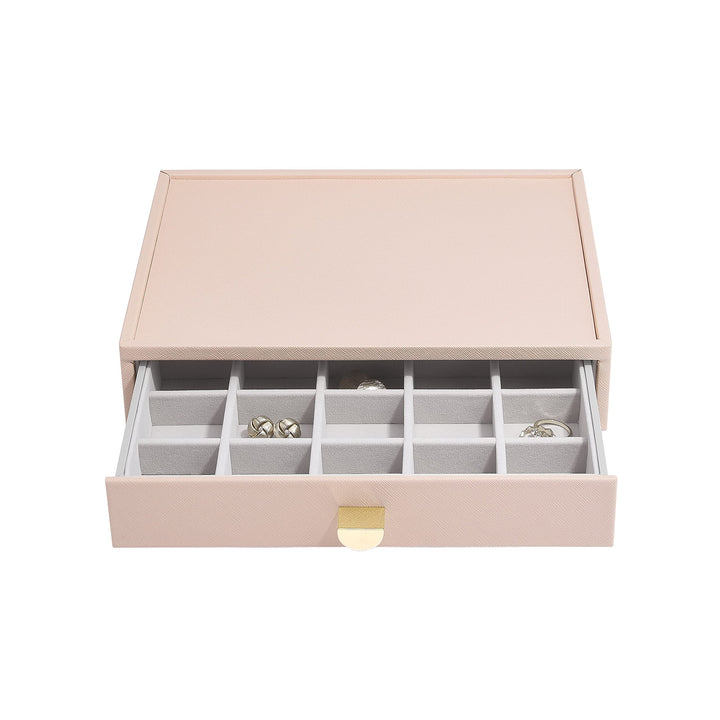 Stackers Blush Classic Trinket Drawer Layer Blush Pink, Blush Pink