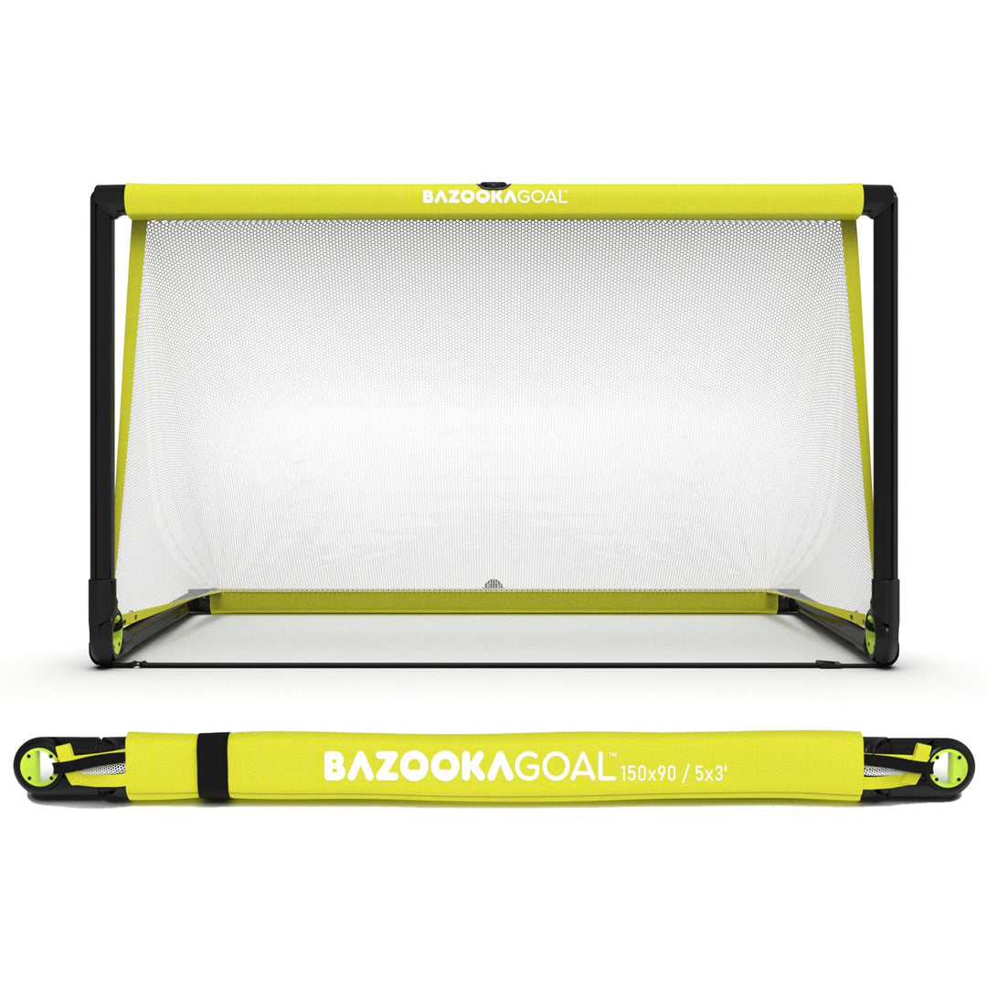 BazookaGoal Original, 150 x 90 cm Weiss / Gelb, Weiss / Gelb
