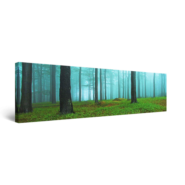 Startonight Bilder Morgen im Wald, Leinwandbilder Moderne Kunst, Bäume Wanddeko Kunstdrucke, Wandbil