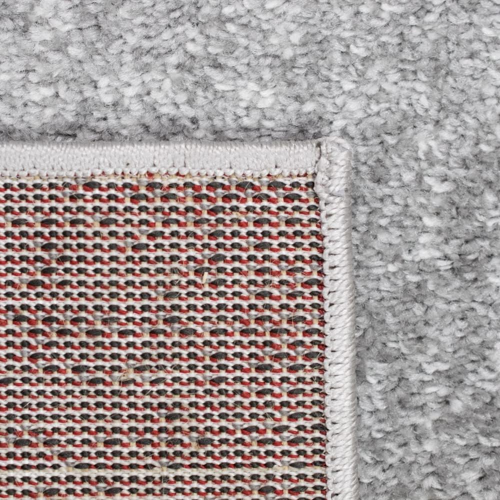 Grosser Teppich für Wohnzimmer | dezente Quadrate | Creme grau, Grösse 240x330 cm 240x330 cm Creme G