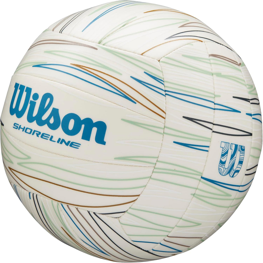 Wilson Outdoor-Freizeit-Volleyball, offizielle Grösse Gen Green White/Blue, Gen Green White/Blue