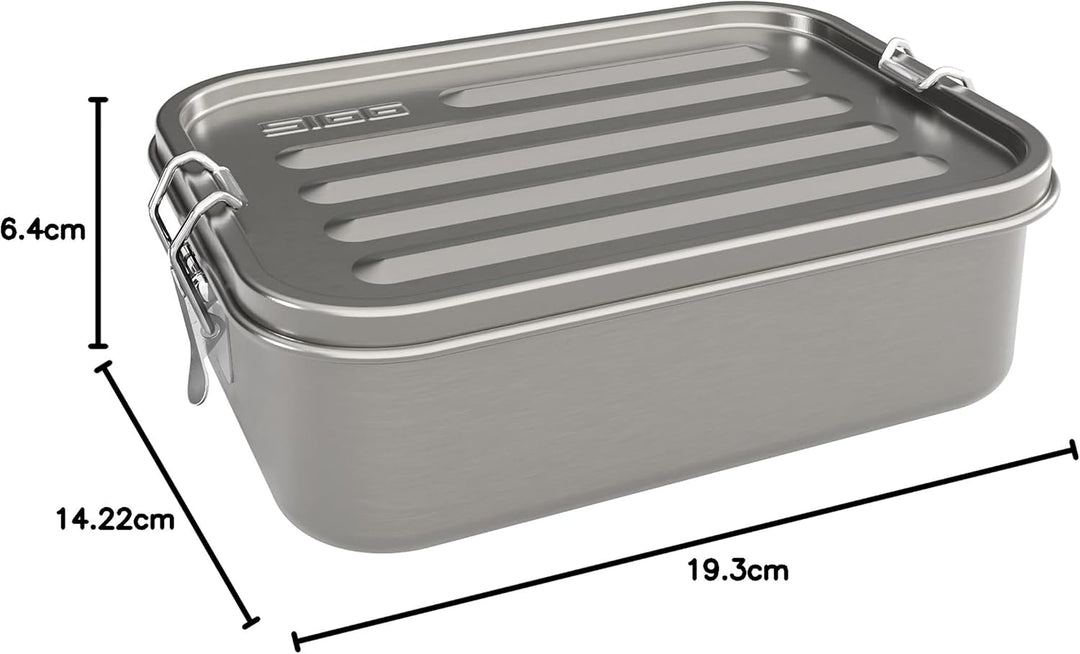 SIGG Gemstone Box Selenite Brotdose, auslaufsichere Lunchbox für Büro, Schule und Outdoor, Brotbox a