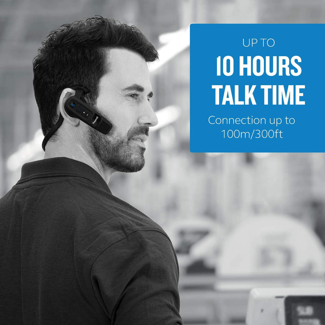 BlueParrott C300-XT Bluetooth Headset mit Geräuschunterdrückung – Freisprecheinrichtung, Kabelloses
