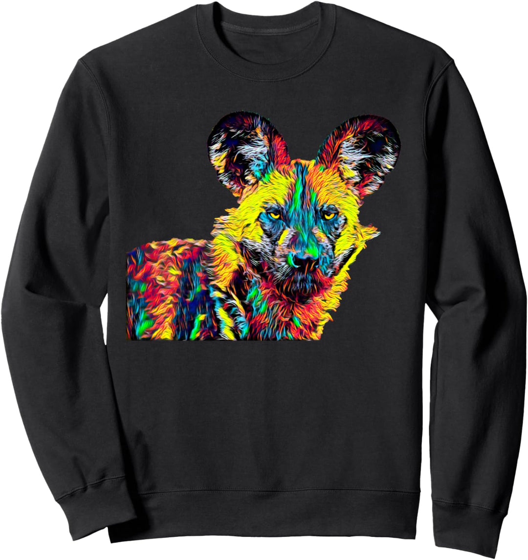 Afrikanischer Wildhund Sweatshirt