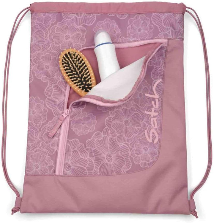 Satch Pack Schulrucksack Set 3tlg. inkl. Schlamperbox und Sportbeutel (Magnolia Dream), Magnolia Dre