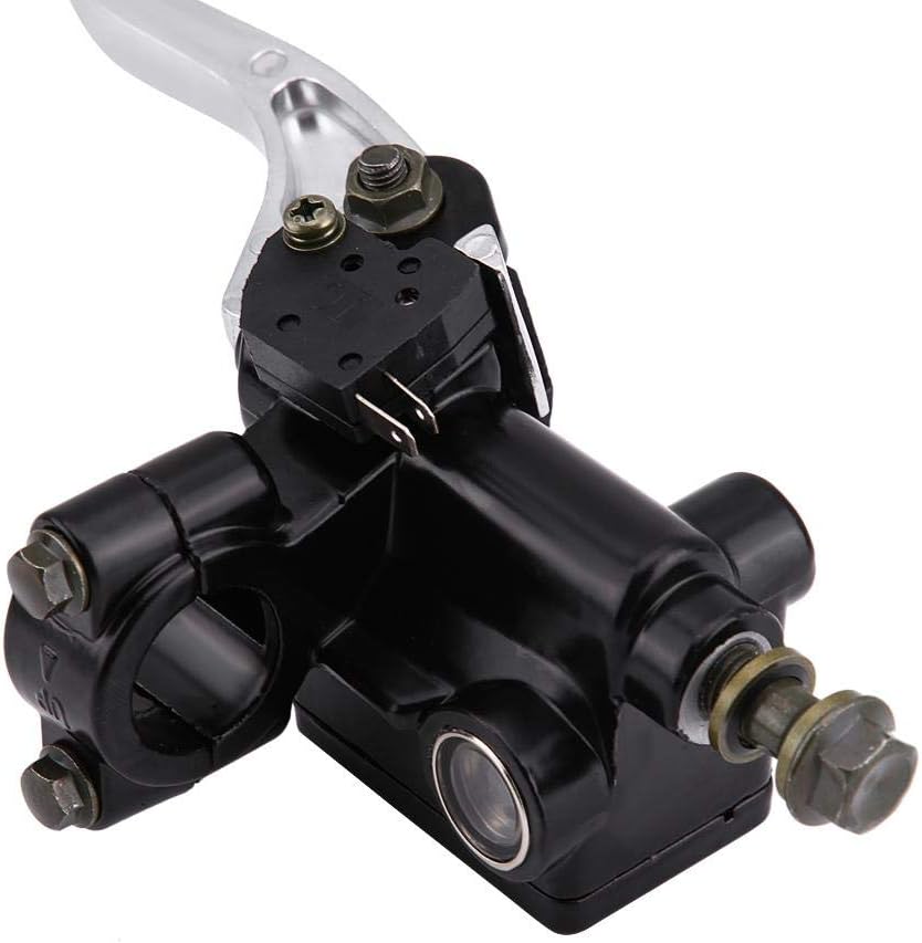 Terisass Hauptbremszylinder vorne,7/8 "22mm Motorrad Bremshebel Pumpe Motorrad Aluminiumlegierung Vo