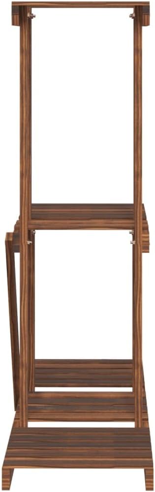 vidaXL Blumenständer, Pflanzenregal Holz, Blumenregal für Wohnzimmer Balkon Terrasse, Pflanzenstände