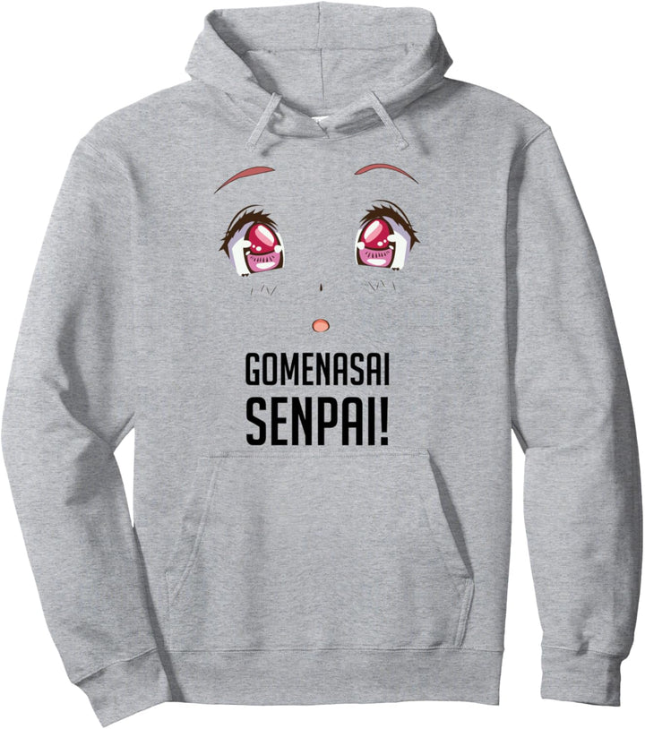 Gomenasai Senpai Anime Girl | Anime T Shirt Senpai Geschenk Pullover Hoodie