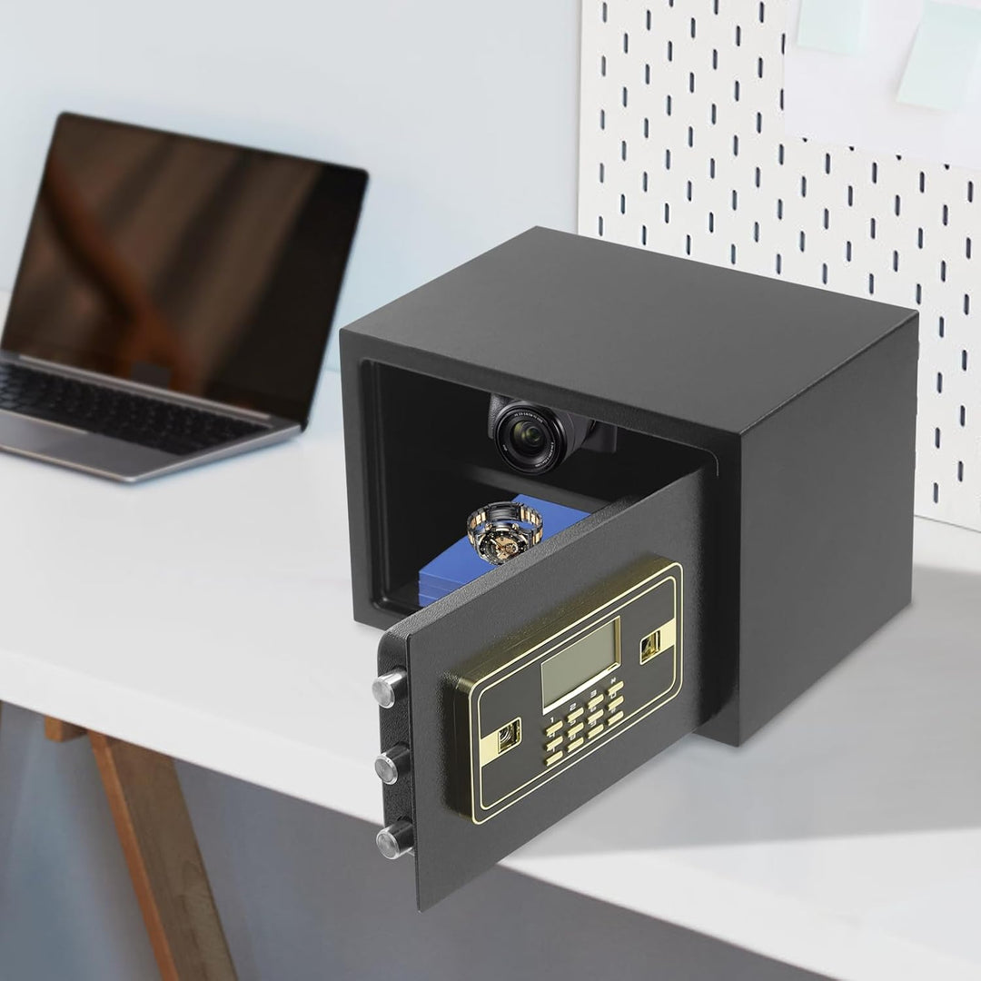 Möbeltresor Safe Tresor, Digitaler Safe Mit Alarm, Wandtresor 22L Für Zuhause & Büro, Elektronischer