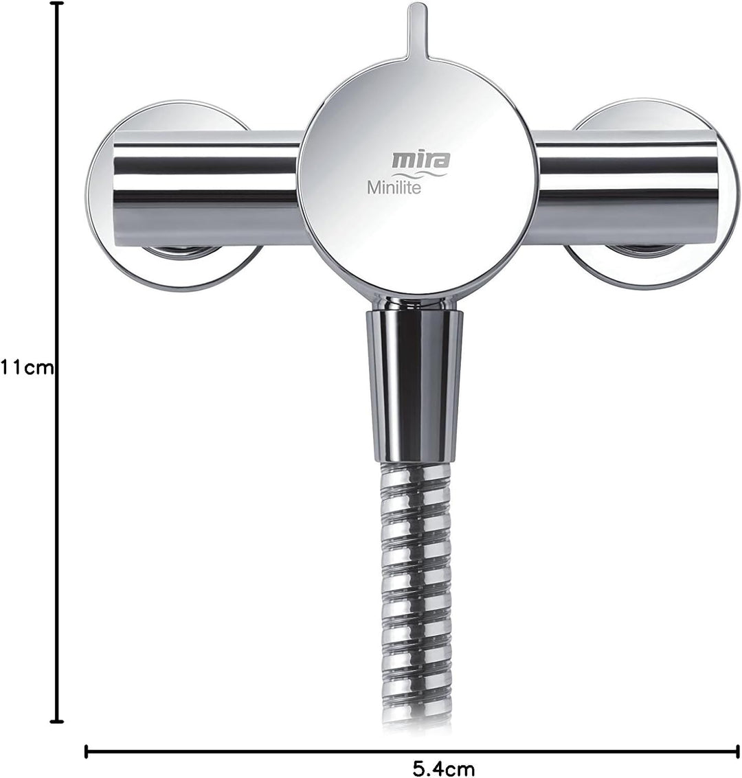 Mira Showers 1.1869.001 Minilite Exposed Duscharmatur, variabel, Chrome