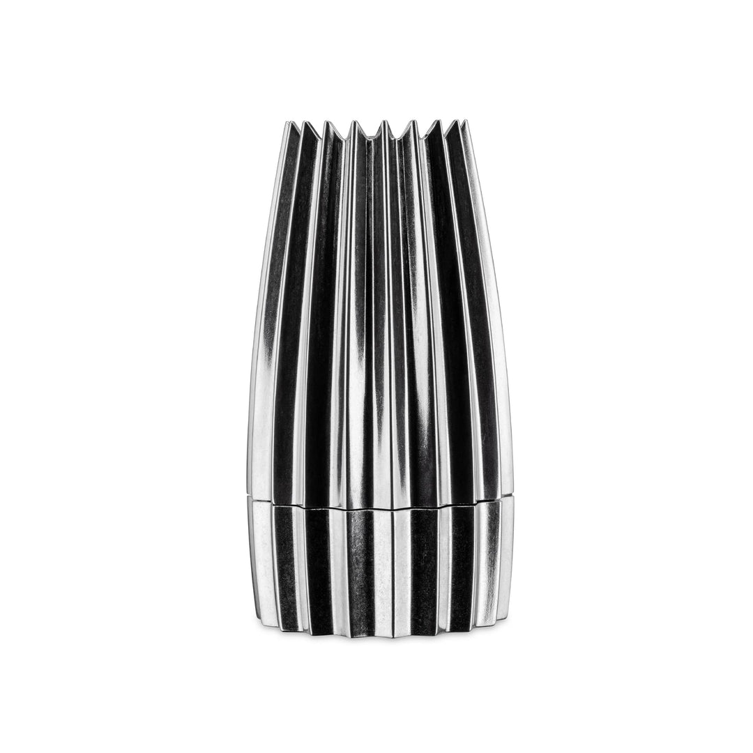 Alessi Grind Wal03 - Graspfeffer und Designgewürze, in Gussaluminium, Poliert, 7,50 x 7,50 x 14,20 c