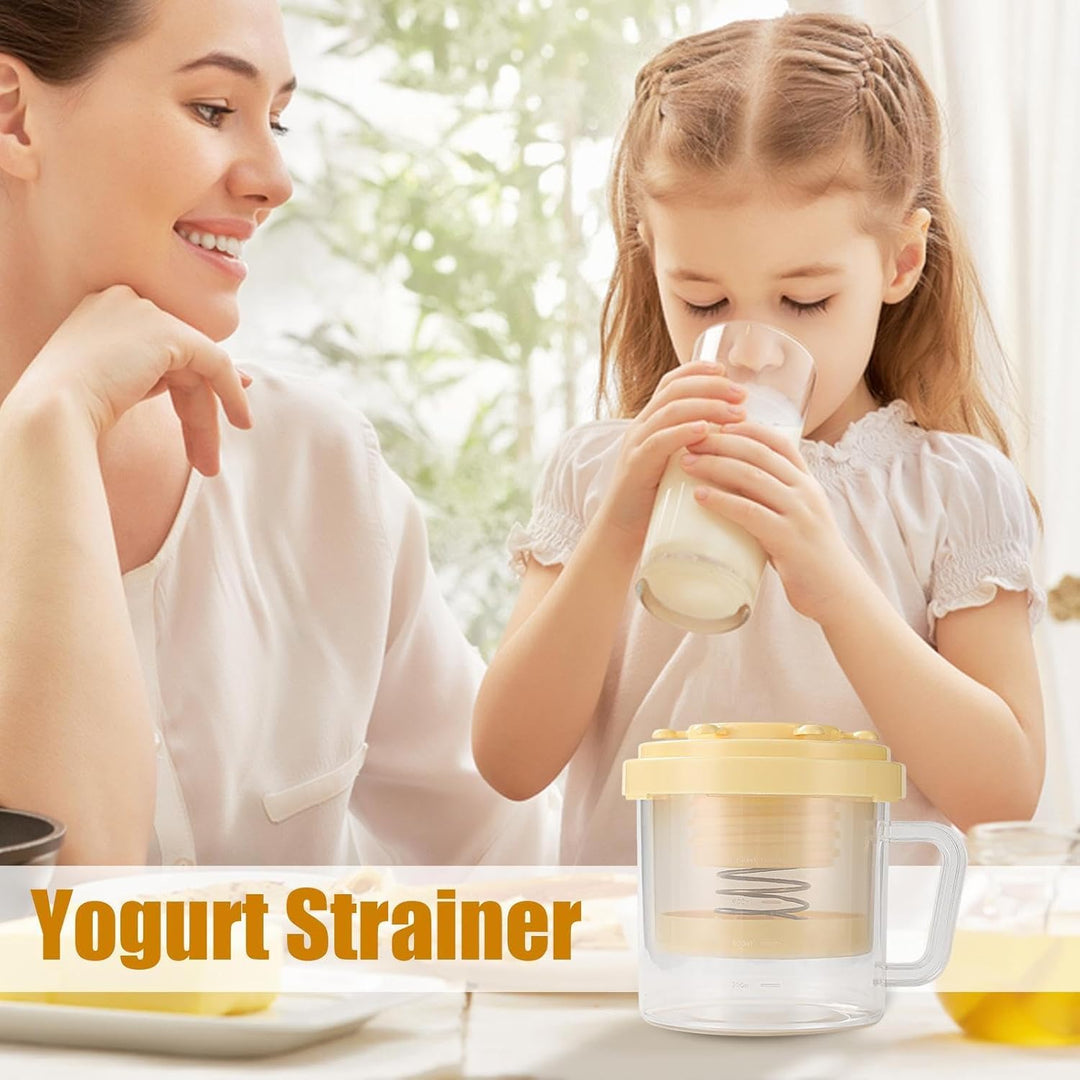 Joghurt-Maschine | Joghurtbereiter mit feinmaschigem Sieb, multifunktionales Haushaltsset für die He