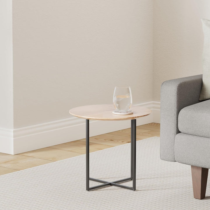 M2 Kollektion Keno 2 Couchtisch/Beistelltisch, Holz, braun, Durchmesser 60cm, Höhe 56cm, Keno 2