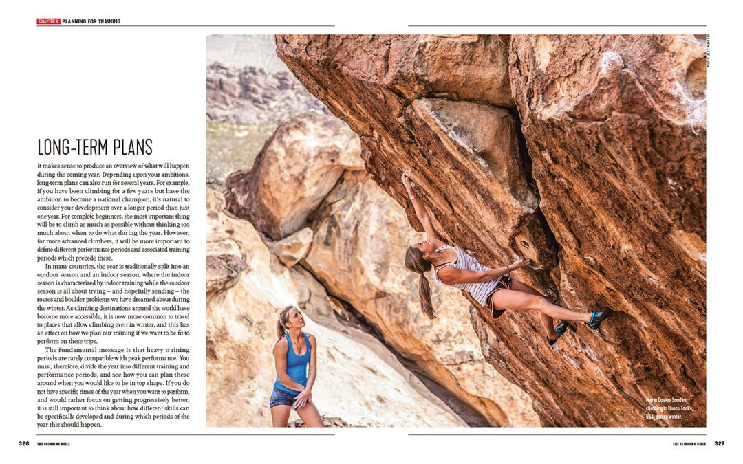 The Climbing Bible: Technical, physical and mental training for rock climbing, Taschenbuch
