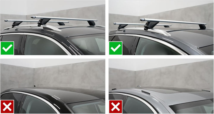 Kompletter Aluminium-Dachträger Relingträger Easy Line Advanced 120 cm für Seat Leon ST III Kombi 20