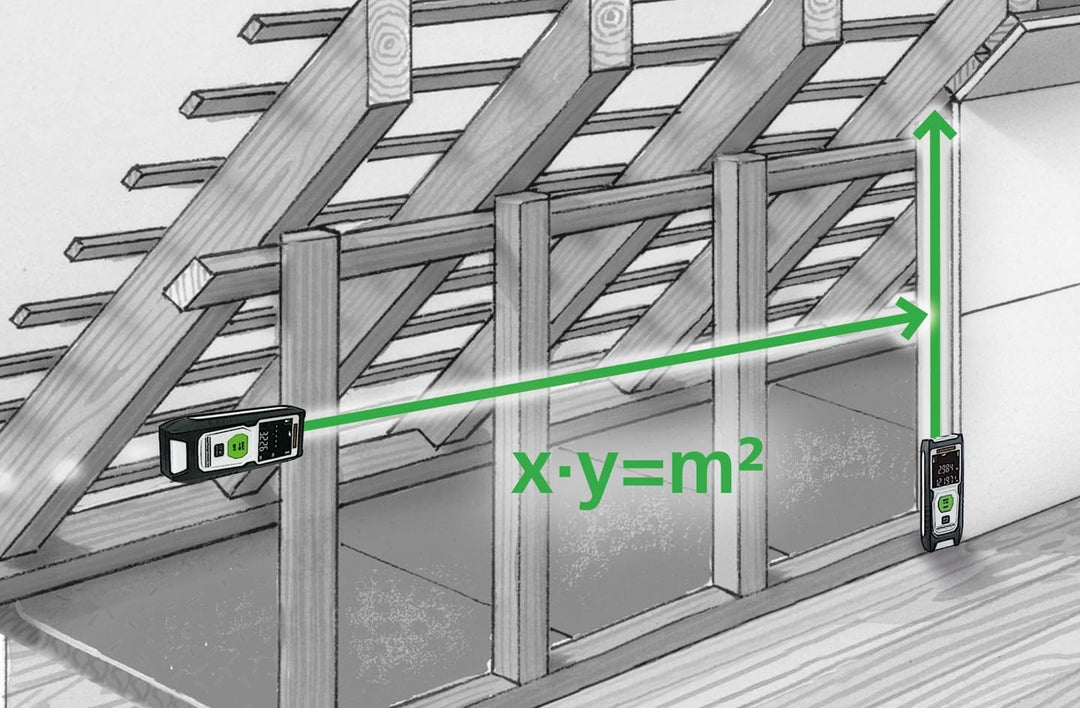Laserliner Laser Entfernungsmesser, Lasser Range Master Gi4, digitales Messgerät mit 40 m Messbereic