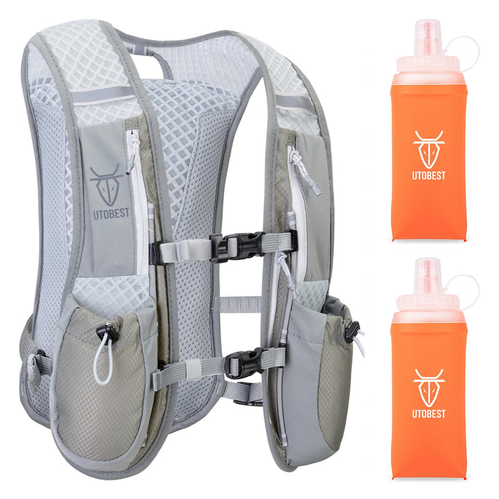 UTOBEST Trinkrucksack 5L, Laufweste, Herren Damen Ultraleicht Laufrucksack für Laufen, Marathon, Jog