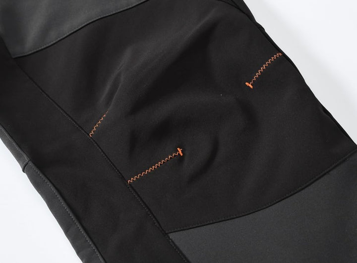 donhobo Herren Wanderhose Gefüttert Winterhose Wasserdicht Winddicht Warm Verdickte Softshellhose Ou