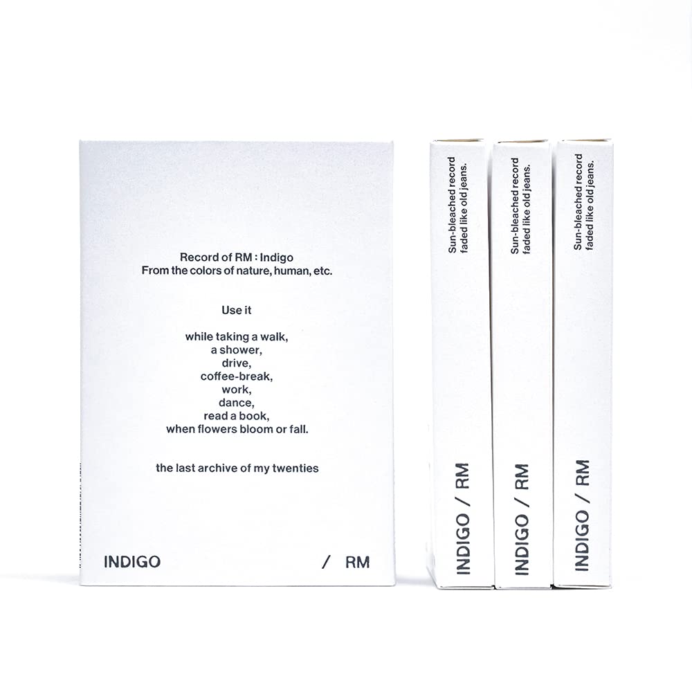 RM - 'Indigo' Postkarte Edition (Weverse Alben ver.)