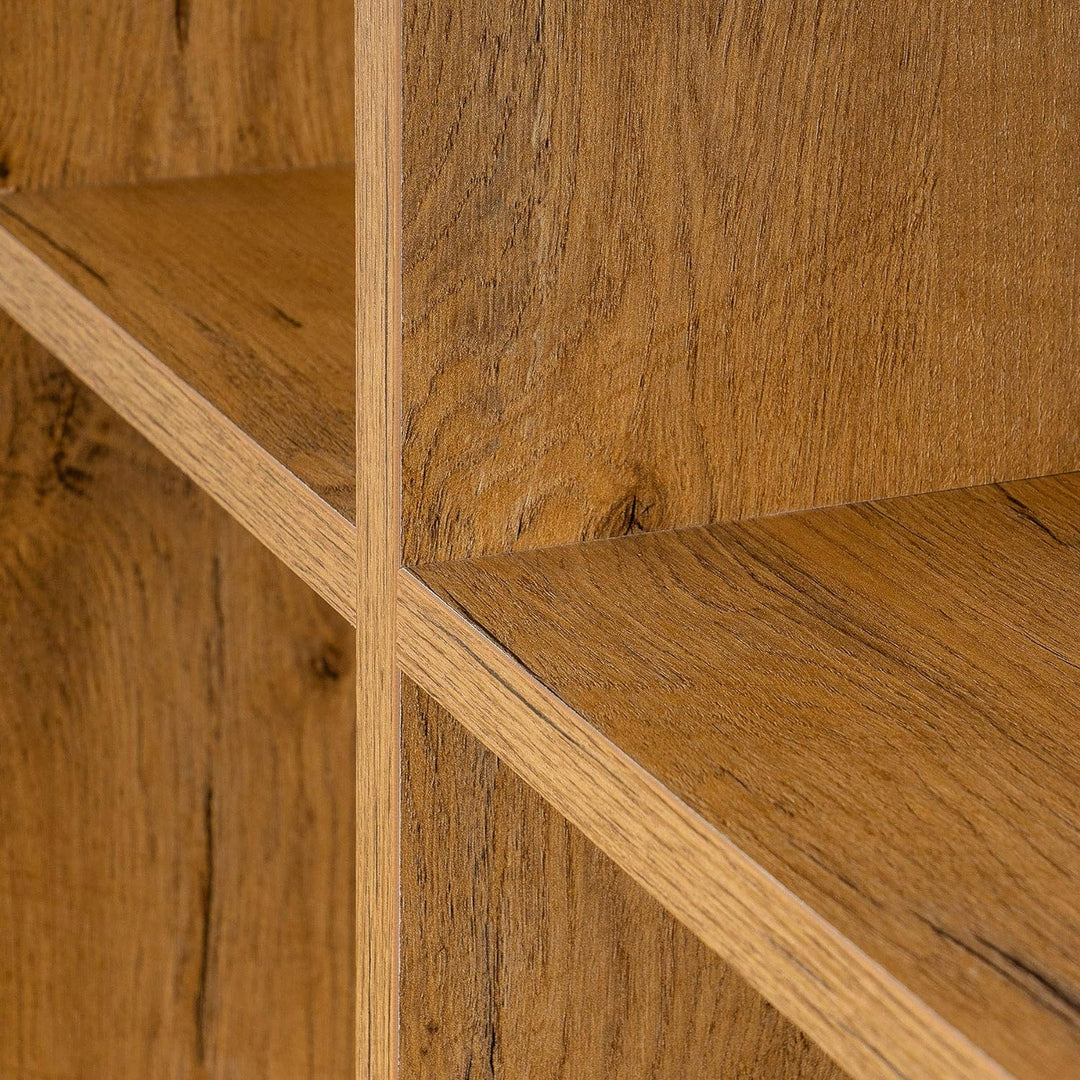 levandeo Hashtag Regal 75x75cm Wandregal Holz Wildeiche Eiche Bücherregal Hängeregal Ablage Steckreg