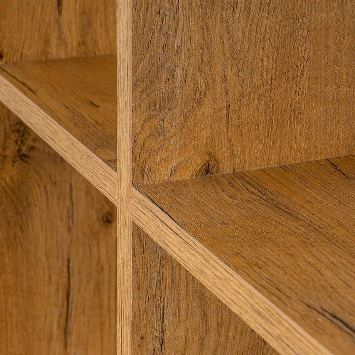 levandeo Hashtag Regal 75x75cm Wandregal Holz Wildeiche Eiche Bücherregal Hängeregal Ablage Steckreg