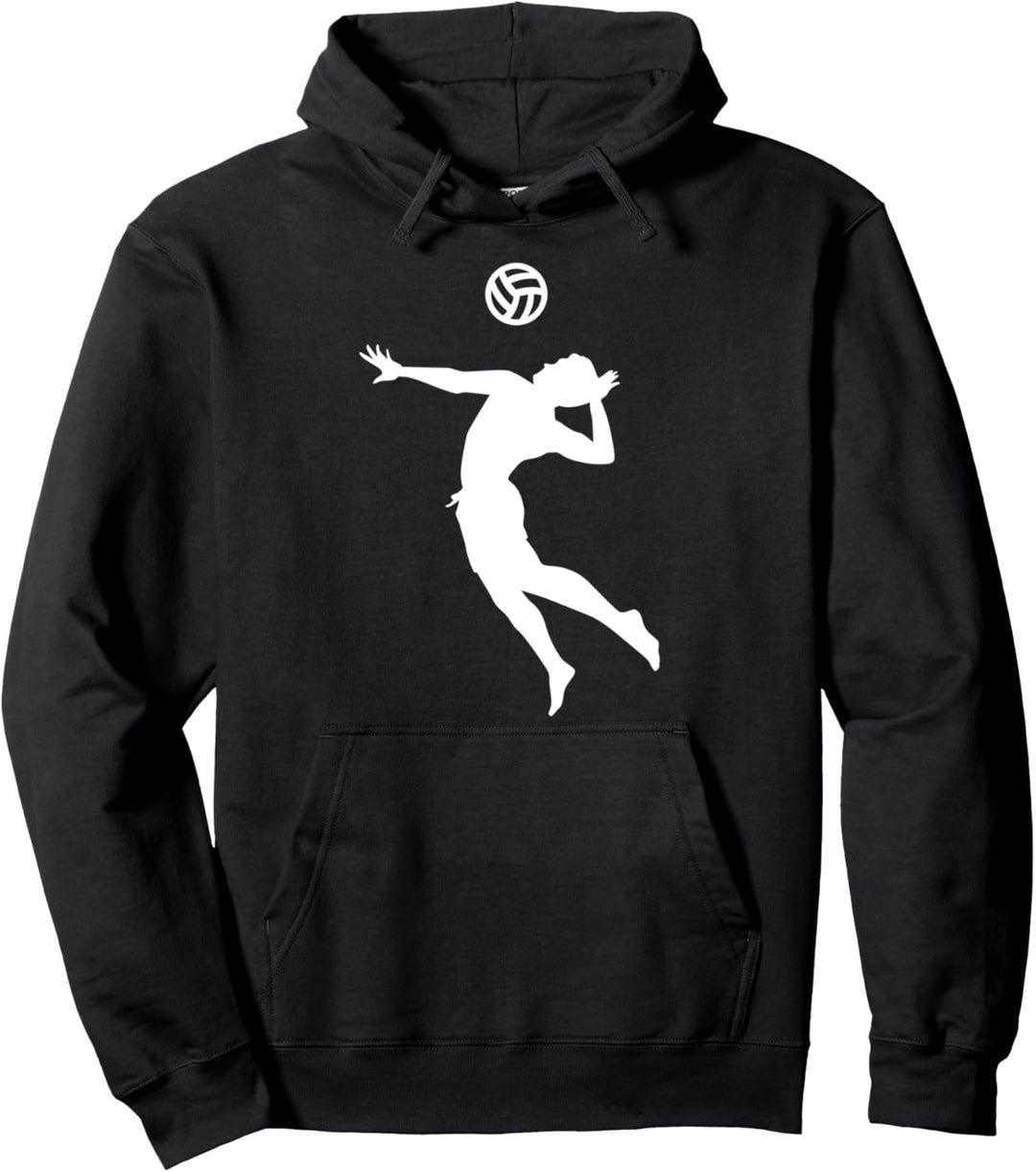 Beachvolleyball Spieler Pullover Hoodie