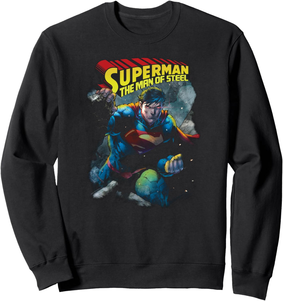 Superman Through the Rubble Sweatshirt