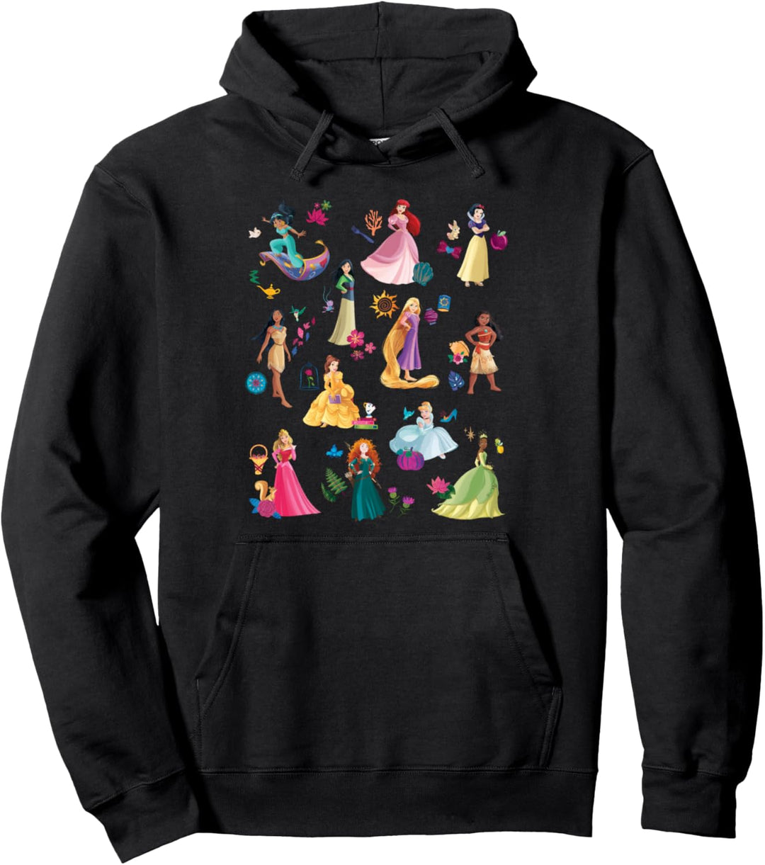 Disney Princess Magical Print Pullover Hoodie