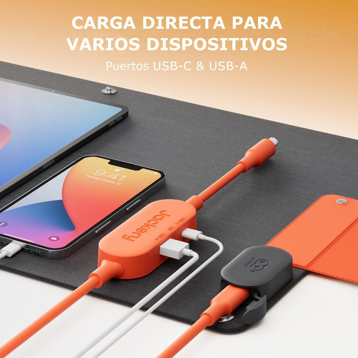 Jackery 240 v2 Solar Generator mit 40W Solarpanel, 256Wh LiFePO4-Batterie, 300W AC & 100W USB-C-Ausg