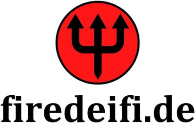 FireDeifi Grillplatte Feuerkorb | Feuerbox | Feuerstelle | Trommel | ⌀48 cm | Inklusive Ketten und H
