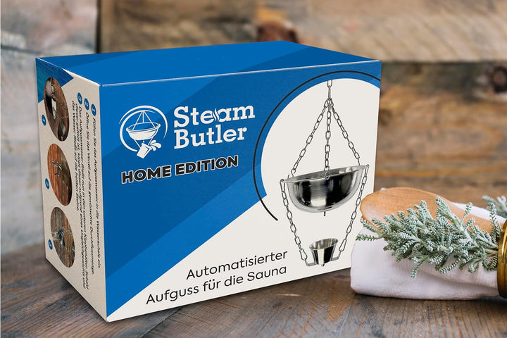 Original Steam Butler Home - Automatischer Aufguss für die Sauna/Heimsauna/Gartensauna - Material: E