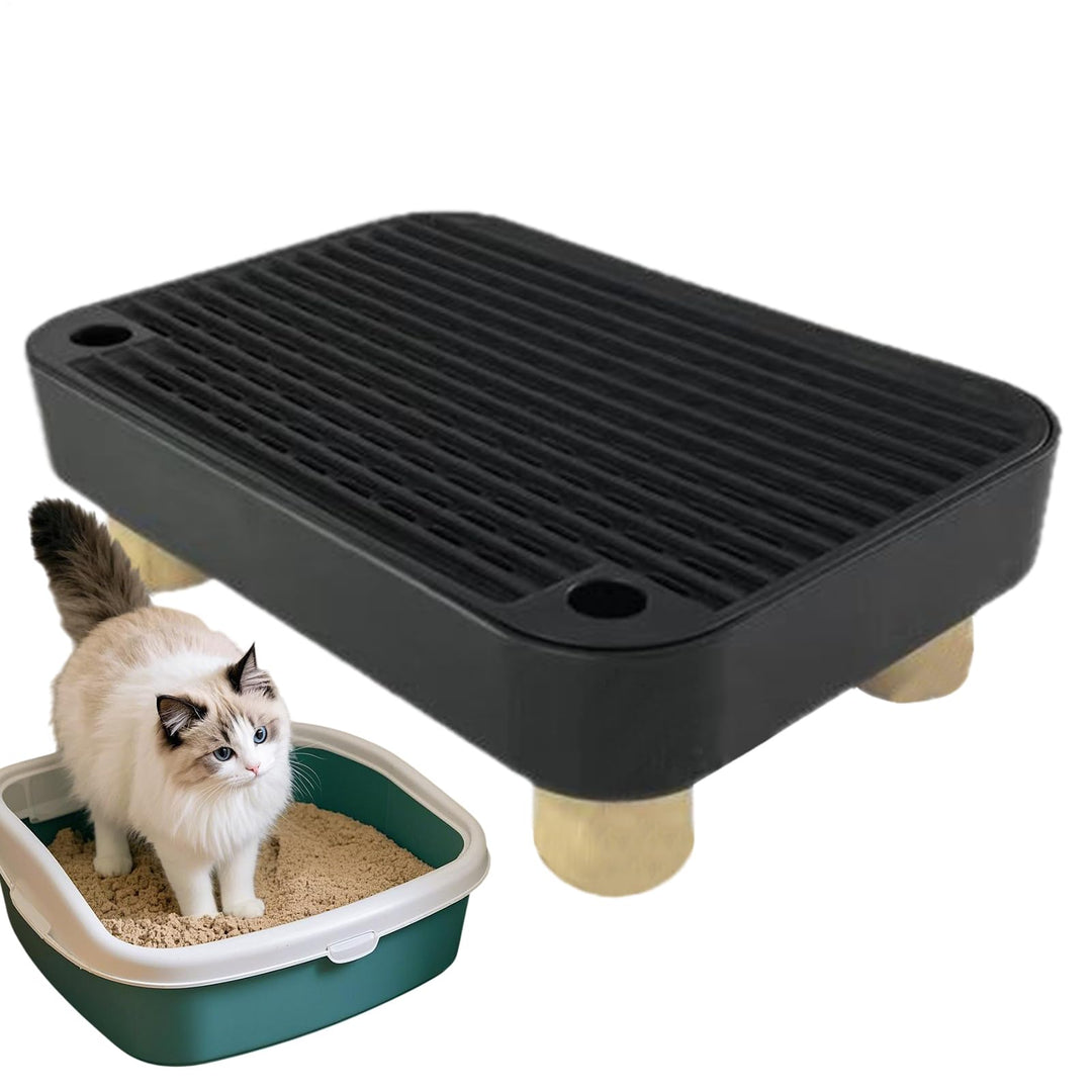 Pavsicgn Katzenklo Stufe - Treppe Für Kätzchen Toilette Mit Filterfunktion - rutschfeste Kätzchen Ka