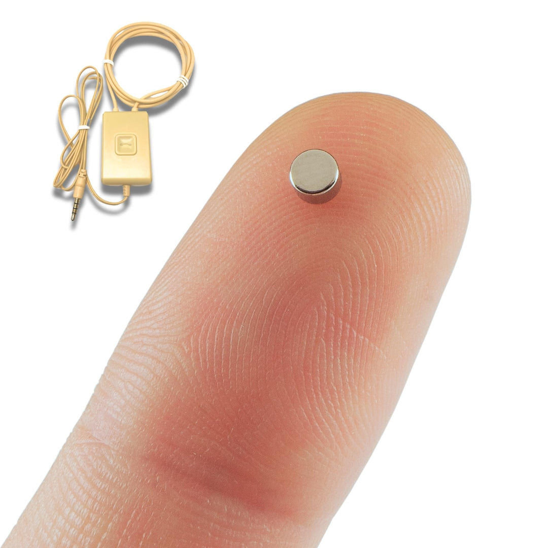 PingaOculto Spion Kopfhörer für Prüfung - Mini Nano Unsichtbare In-Ear Ohrhörer Kabellos Mit Mikrofo