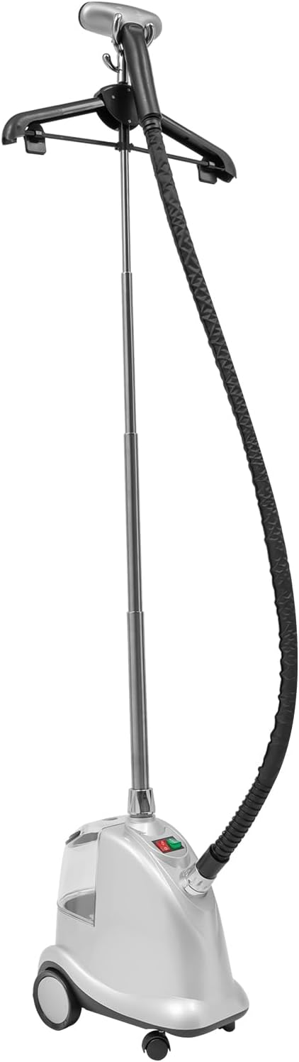 Professioneller Steamer & Dampfglätter Stehender Kleidungsdampfer mit Rollen 2200W Dampfbügler in 60