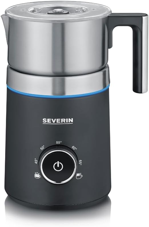 SEVERIN SPUMA 700 Induktions-Milchaufschäumer, elektrischer Milchaufschäumer ohne Anbrennen, spülmas