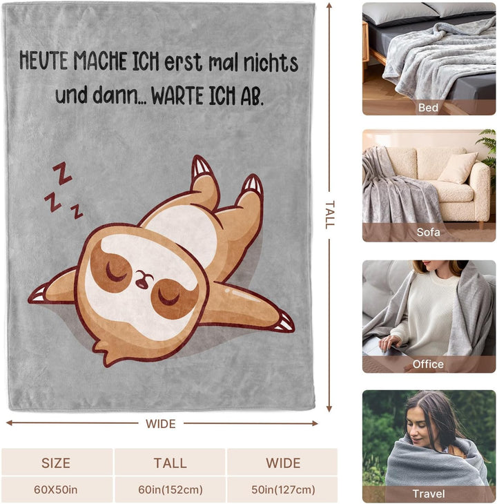 Geschenke für Frauen Männer, Flanelldecke Geburtstagsgeschenk für Freundin